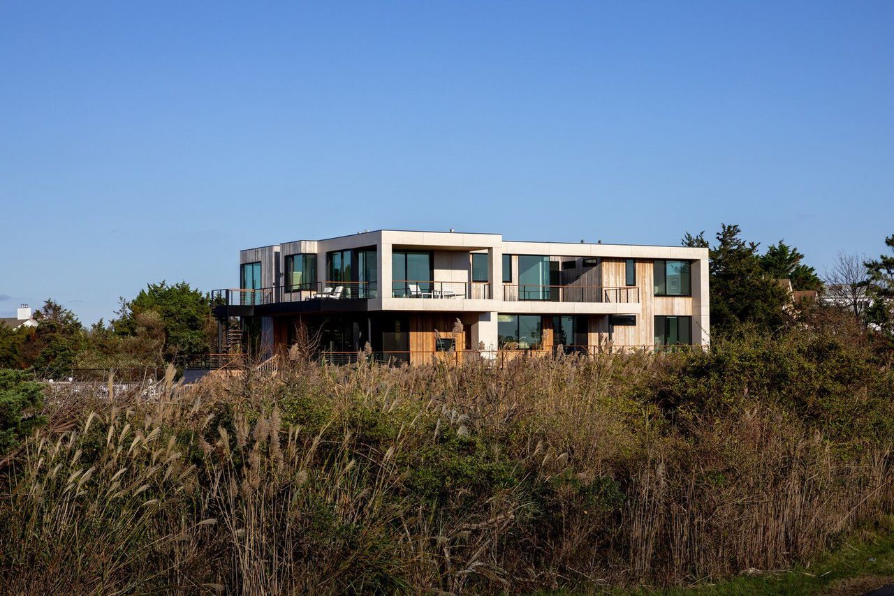 A New Eco-Friendly Home Emerges From a Tired Structure on Long Island's Wetlands
