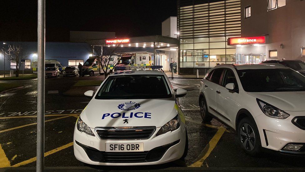 Kilmarnock hospital locked down for three hours after 'serious incidents'