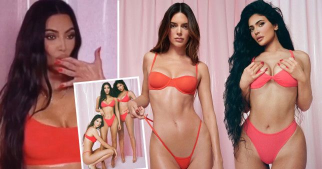 Kim Kardashian kept it in the family as she got sisters Kendall and Kylie J...
