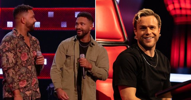 The Voice UK: Twin singers remind Olly Murs of brother in sweet moment