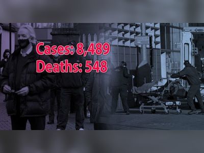 Another 548 people die with Covid in UK