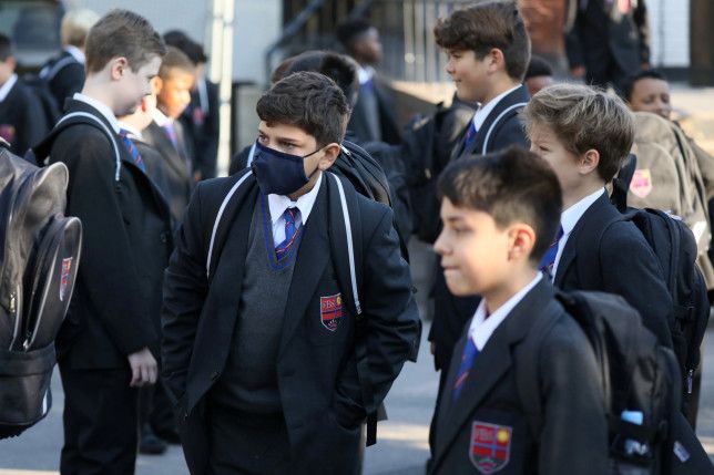 Children to be made to wear face masks at all times when they go back to school