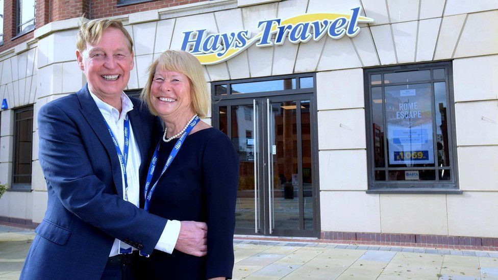 Hays Travel boss 'shocked' by husband's sudden death
