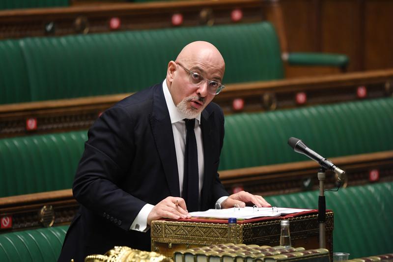 UK confident of vaccine supply, minister Zahawi says