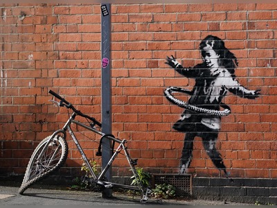 Bansky’s artwork removed from Nottingham building after it is purchased for ‘six-figure sum’