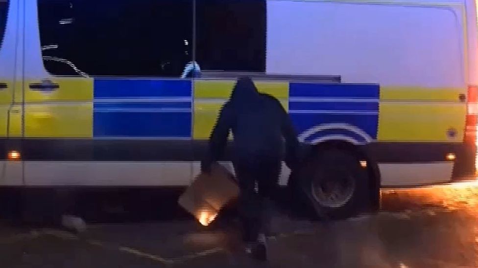 Bristol protests: Footage of police van attack released