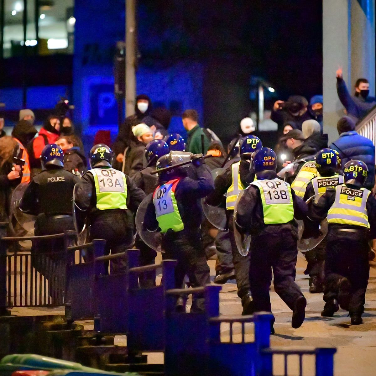 Police under fire for 'assault' of journalist at Bristol protest