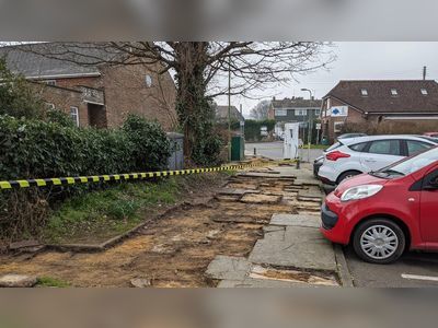 'Entire pavement stolen' from Storrington village overnight