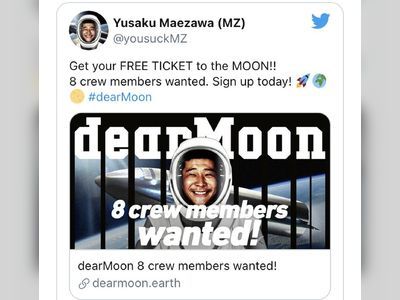 Japanese Billionaire Seeks Crew for ‘Fun’ Trip Around the Moon