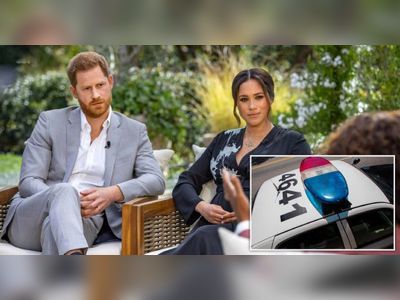 Harry and Meghan had police called to their home nine times in less than a year