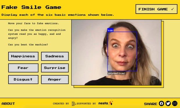 Scientists create online games to show risks of AI emotion recognition