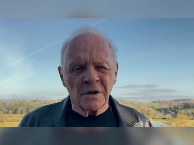 Anthony Hopkins posts video from Wales after Oscars triumph