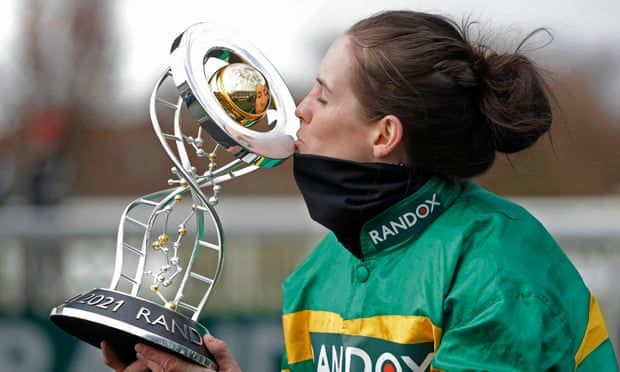 Rachael Blackmore is first female jockey to win Grand National, on Minella Times