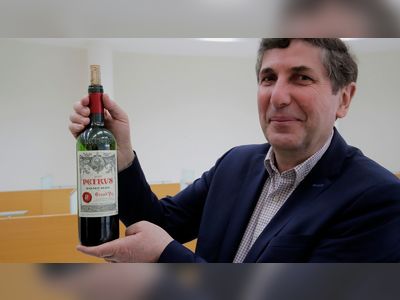 French wine that spent more than a year in orbit on International Space Station could fetch $1m at auction