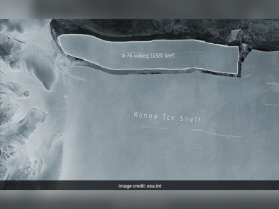 World's Largest Iceberg Breaks Off In Antarctica As Glaciers Retreat