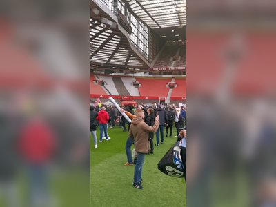 Manchester United fans have broken into Old Trafford as they protest against their owners