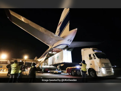 World's Largest Cargo Plane Leaves For India With 3 Oxygen Plants From UK