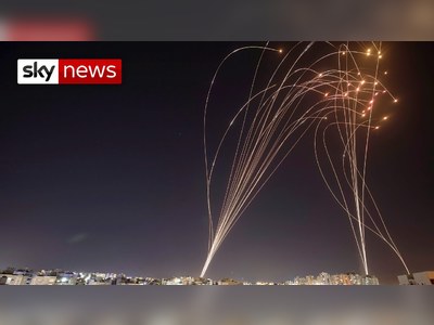 Tel Aviv: Iron Dome filmed intercepting barrage of rockets over Israel