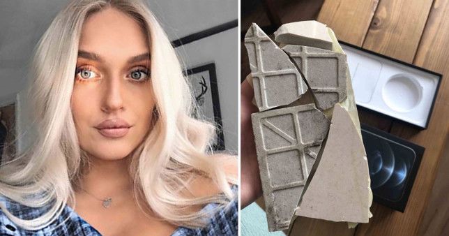 Woman orders iPhone 12 Pro Max and gets broken kitchen tile instead