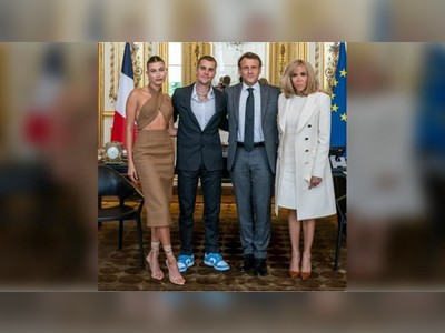 Justin Bieber goes viral on Instagram after ‘dropping in’ on French President Macron at Elysee Palace