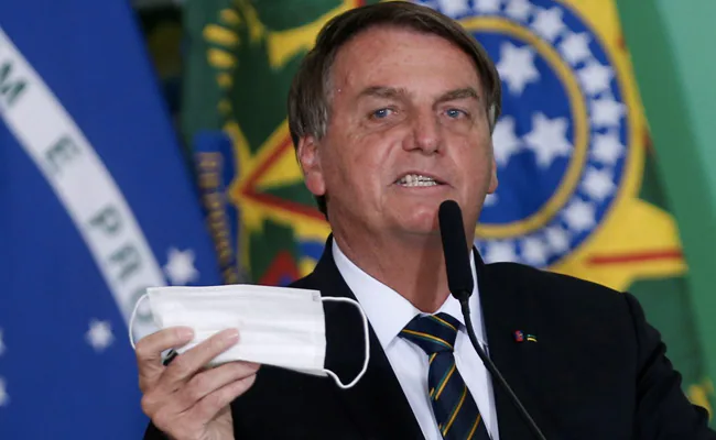 Brazil's Bolsonaro Fined $100 For Maskless Motorcyle Rally In Sao Paulo