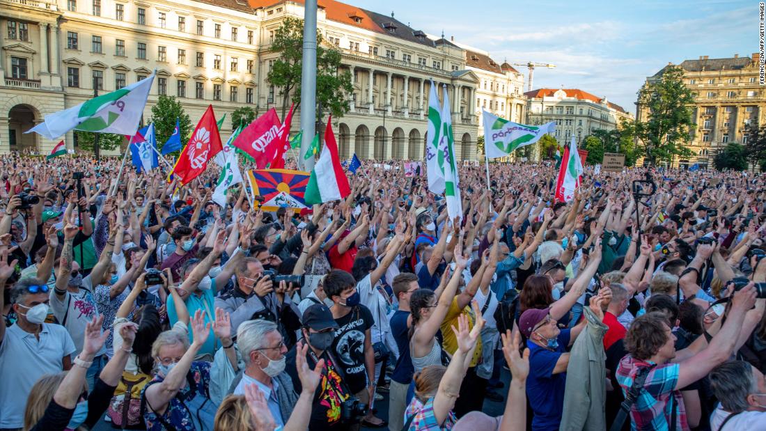 Thousands protest in Hungary against planned Chinese university campus