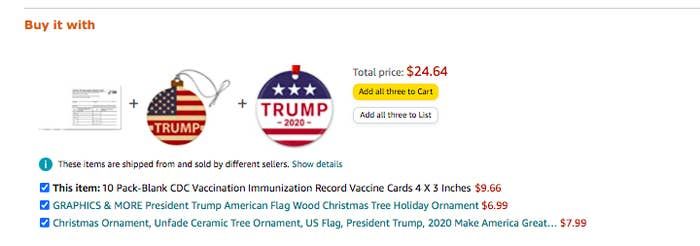 Telegram And Amazon Are Hosting Fake Vaccine Card Merchants