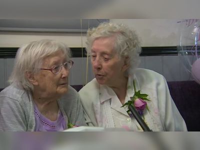 Worcestershire twins celebrate delayed 100th birthdays