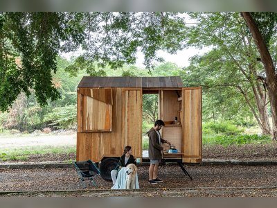 An Ecuador Couple Seek Out Adventure in a DIY Tiny Cabin on Wheels