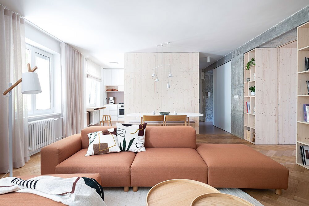 A Brutalist ’60s Apartment Gets a Bright and Airy Makeover - London Daily - Bright And Airy Apartment Makeover