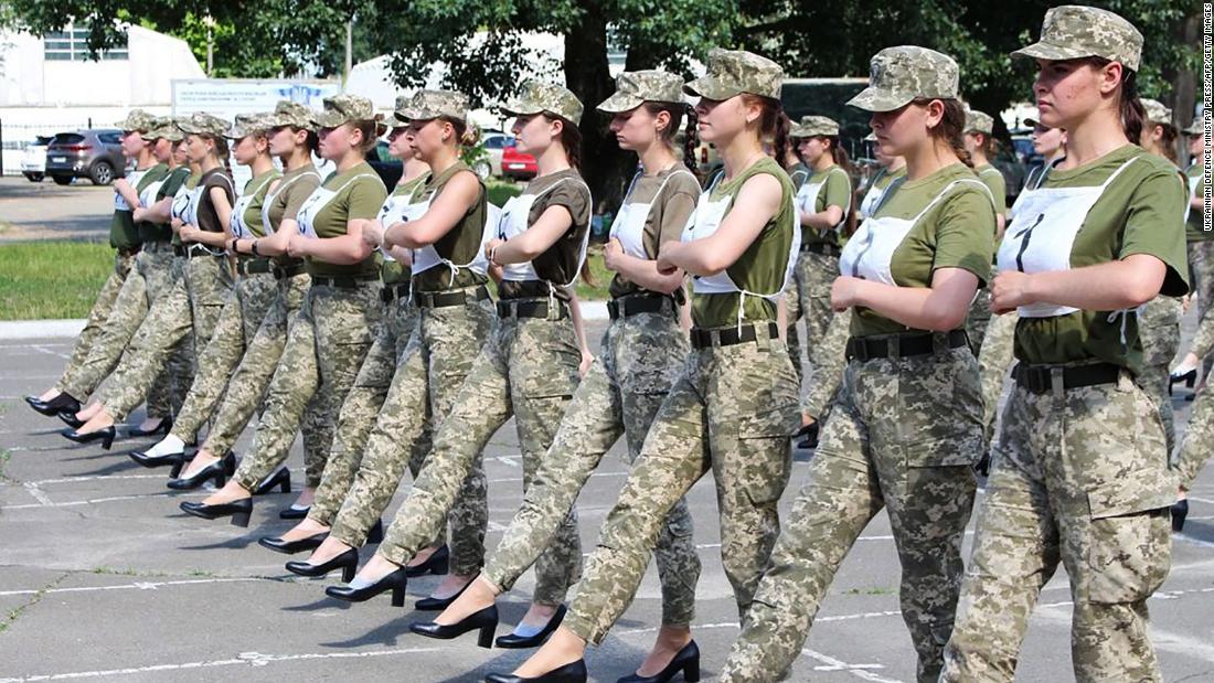 Ukraine to give female soldiers 'more comfortable' heels after sexism controversy