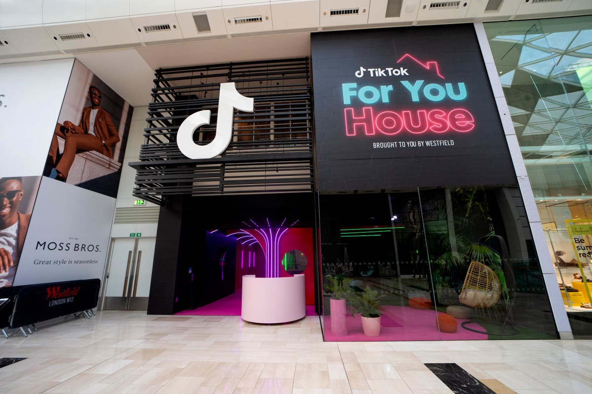 TikTok pop-up ‘house’ opens at Westfield London for video app fans