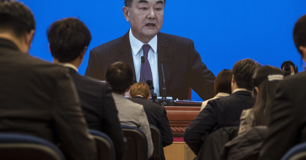 Chinese foreign minister: EU diplomacy is ‘contradictory’