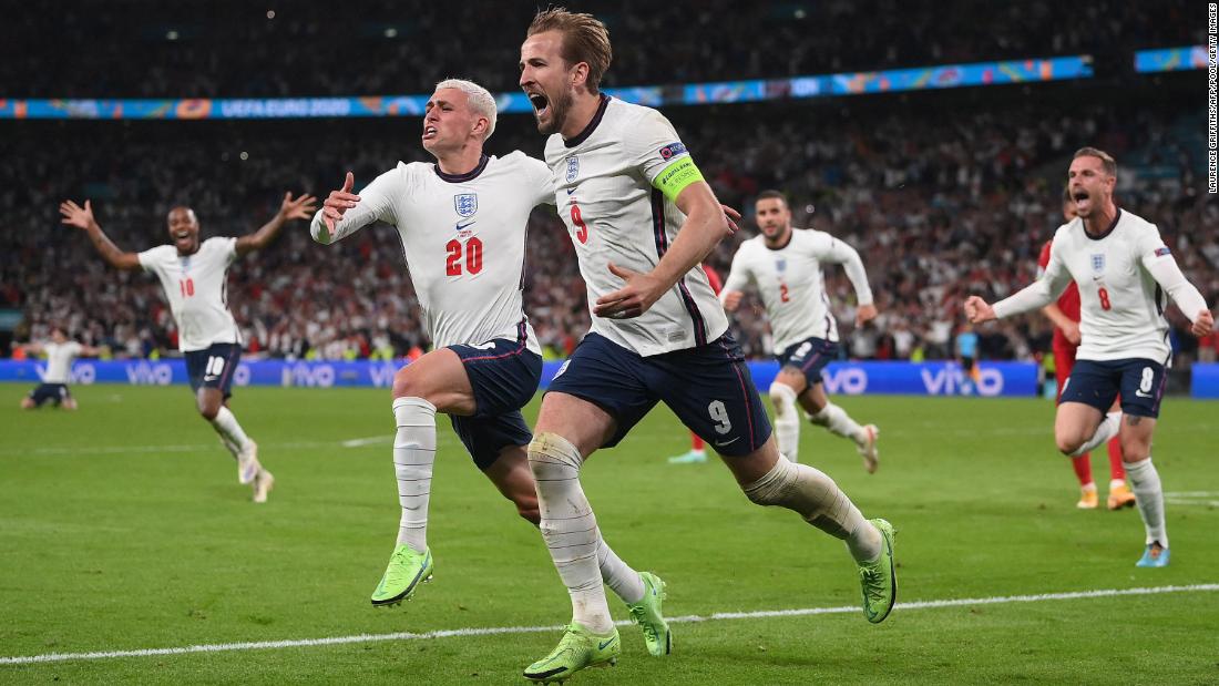 Euro 2020: England reaches first major final since 1966 after tense win over Denmark