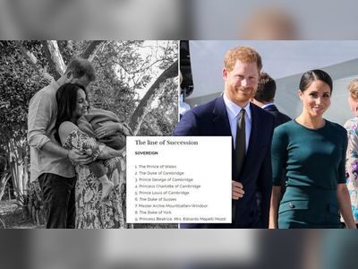 Meghan and Harry's daughter Lilibet 'not included' in royal line of succession