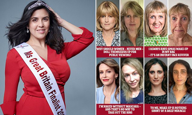 The first woman to compete in Ms Great Britain wearing no make-up