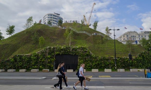 Scrawny trees, patchy grass, terrible view: why £6m Marble Arch Mound still falls flat