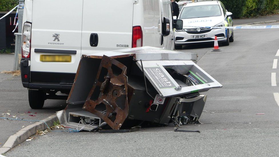 Attenborough ATM raid: Thieves wreck machine but flee empty-handed