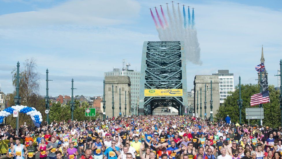 Covid: NHS workers to start the Great North Run 2021