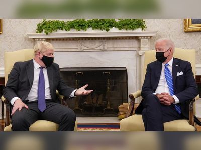 Boris Johnson and Joe Biden meet at White House