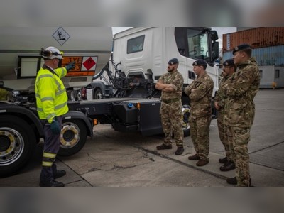UK Army drivers begin to deliver fuel to petrol stations in London amid shortages