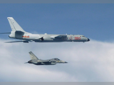 Record 38 Chinese jets enter Taiwan airspace