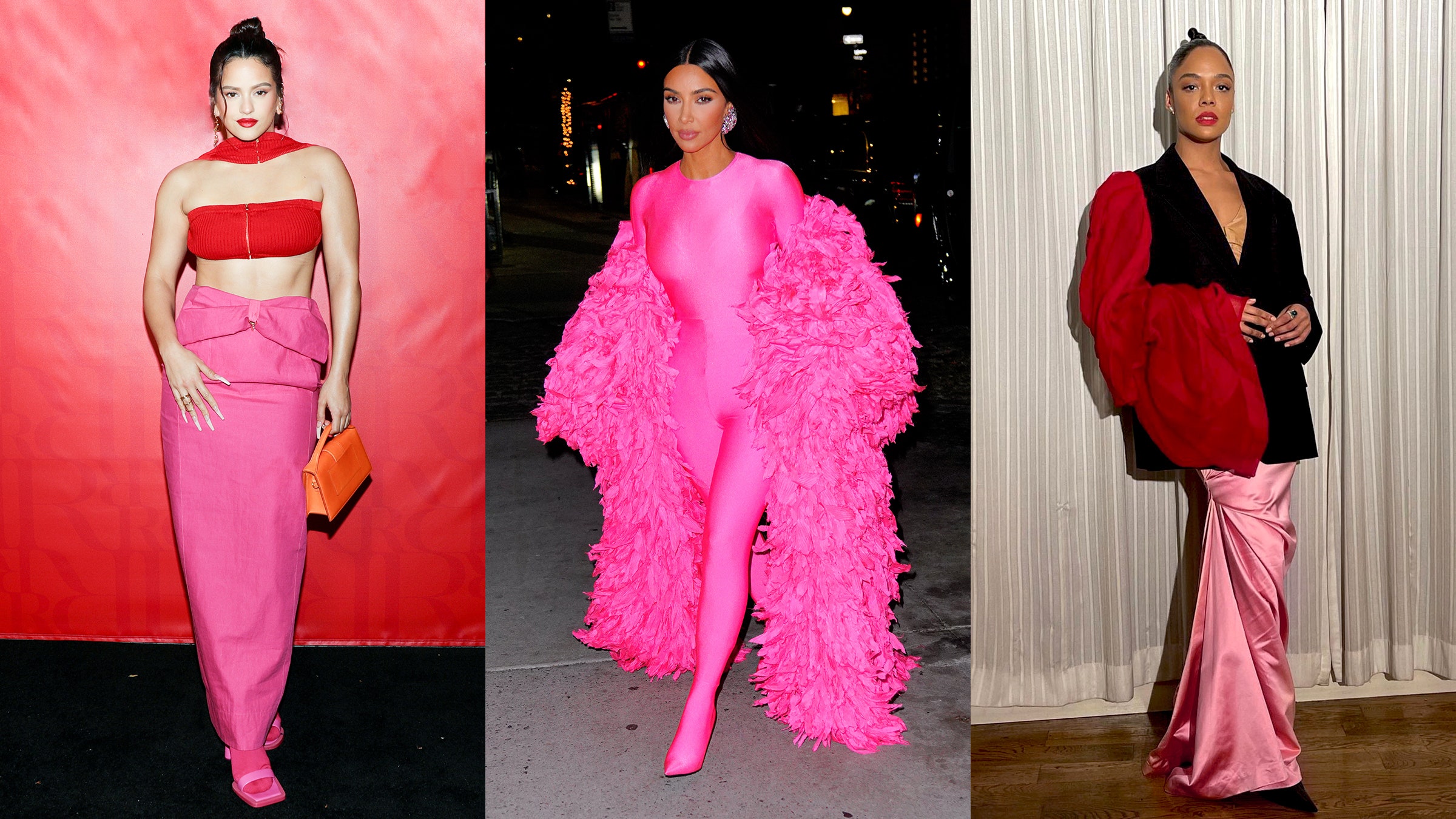 Rosalía, Kim Kardashian, Tessa Thompson and More of the Week's Best Dressed Celebrities