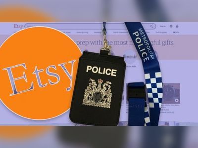 Fake Met Police badges and lanyards were being sold on Etsy for £4.99