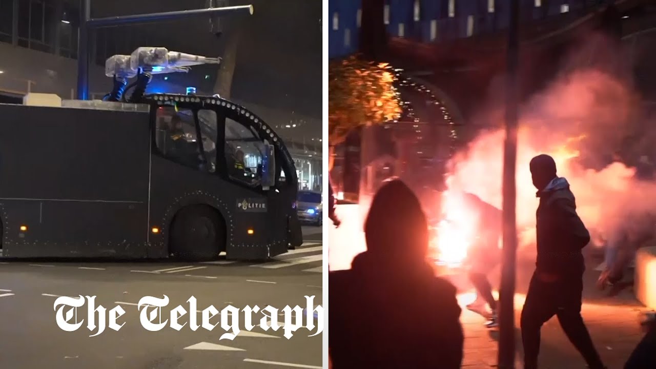 Netherlands: Rioters torch vehicles in Rotterdam over plans for new Covid-19 measures