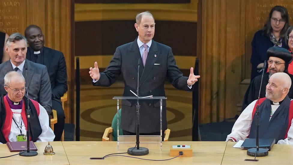 Queen's message to General Synod delivered by son Prince Edward