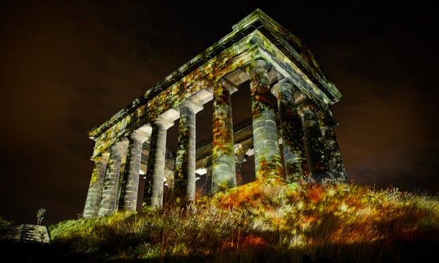 ‘A chariot in the sky’: Lumiere festival of light in Durham honours Covid dead