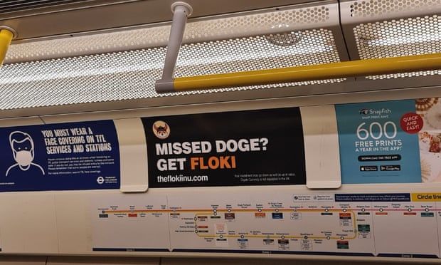 Watchdog investigates tube adverts for Floki Inu cryptocurrency