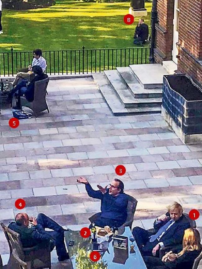 Eight burning questions raised by that Downing Street garden photo