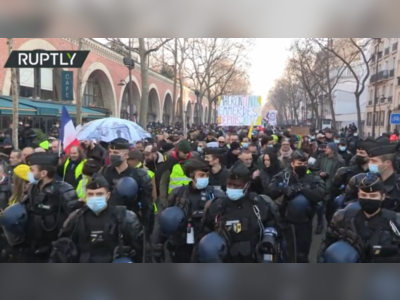 Thousands protest against tougher Covid rules in France (VIDEO)
